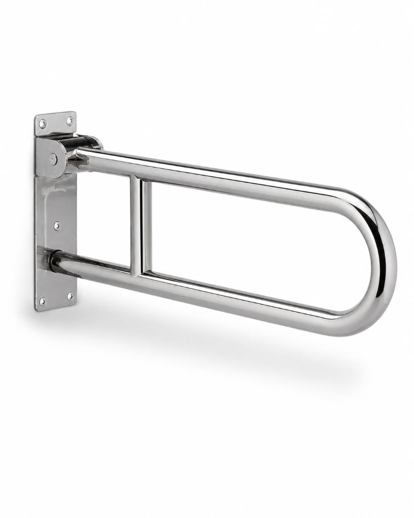 Buzurgh.com Foldable Grab Bar — wall-mounted bathroom safety rail for elderly parents